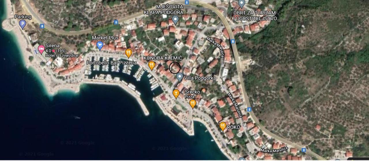 Apartman Andela Podgora Exterior foto